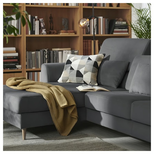 Used IKEA Slatorp Light Gray Fabric 3+ Piece Sectional for sale on AptDeco