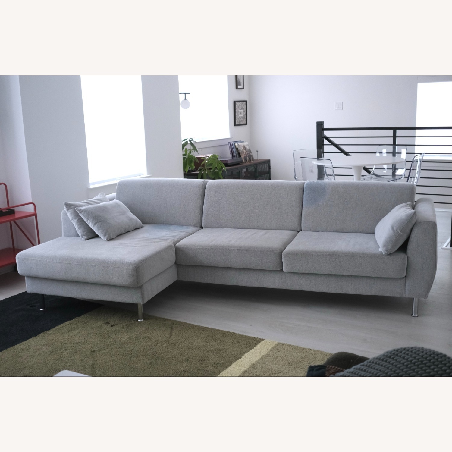 IKEA Slatorp Light Gray Fabric 3+ Piece Sectional - image-1