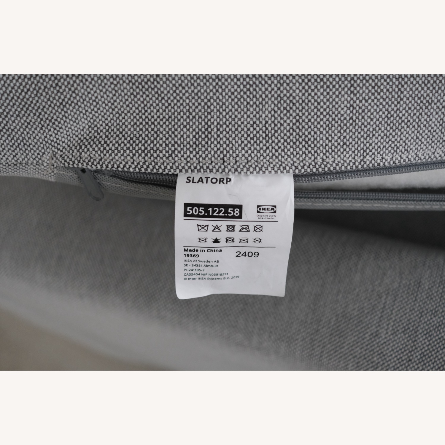 IKEA Slatorp Light Gray Fabric 3+ Piece Sectional - image-4