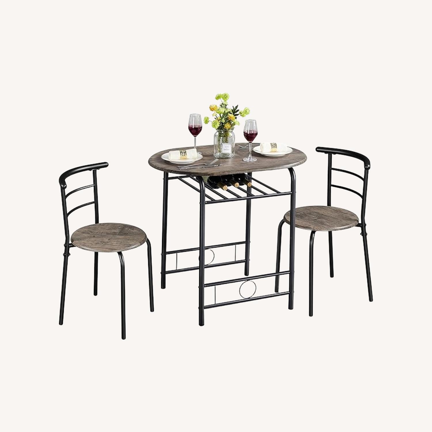 Yaheetech 3 Piece Dining Table Set - image-0