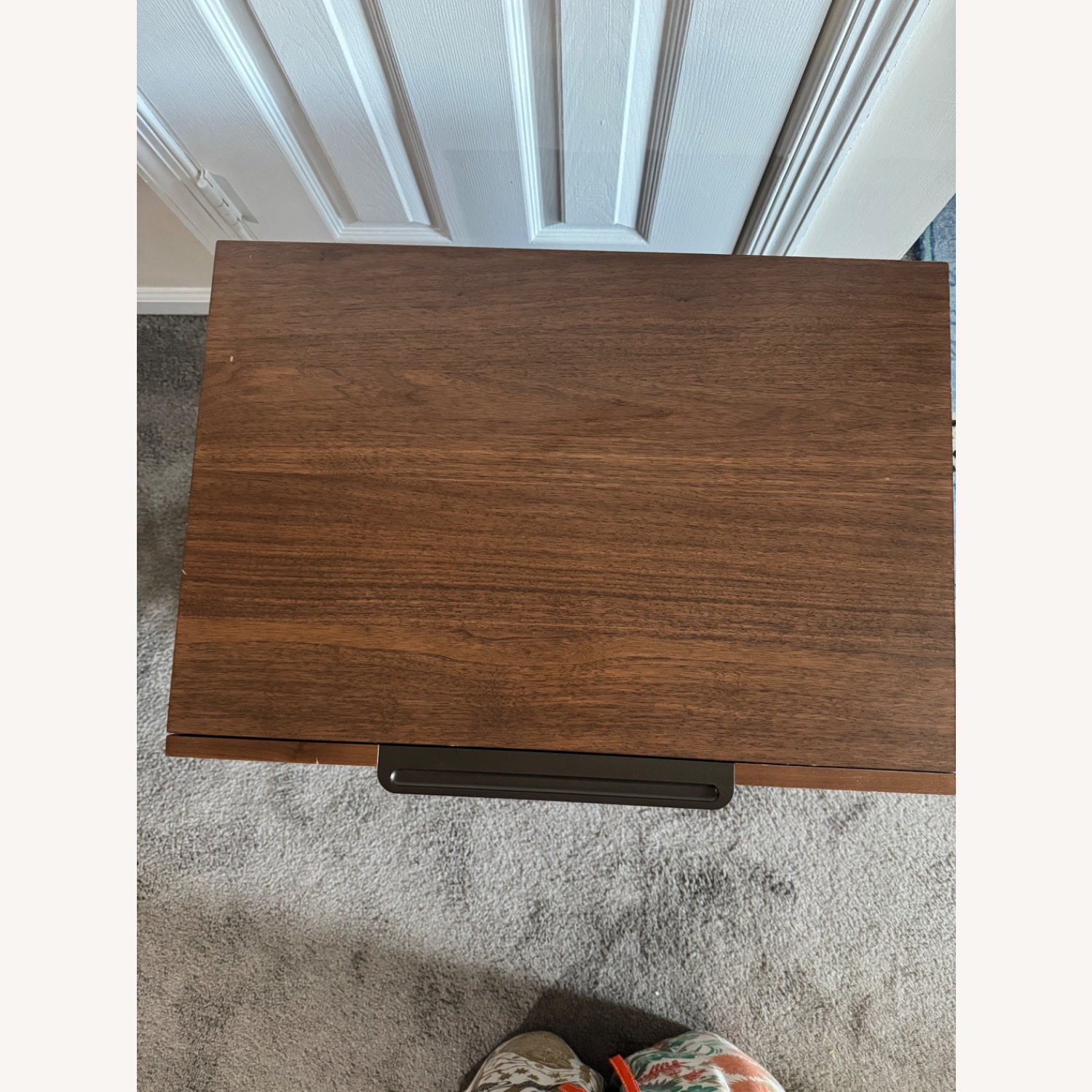 Article Nera Dark Brown Wood Nightstand - image-5