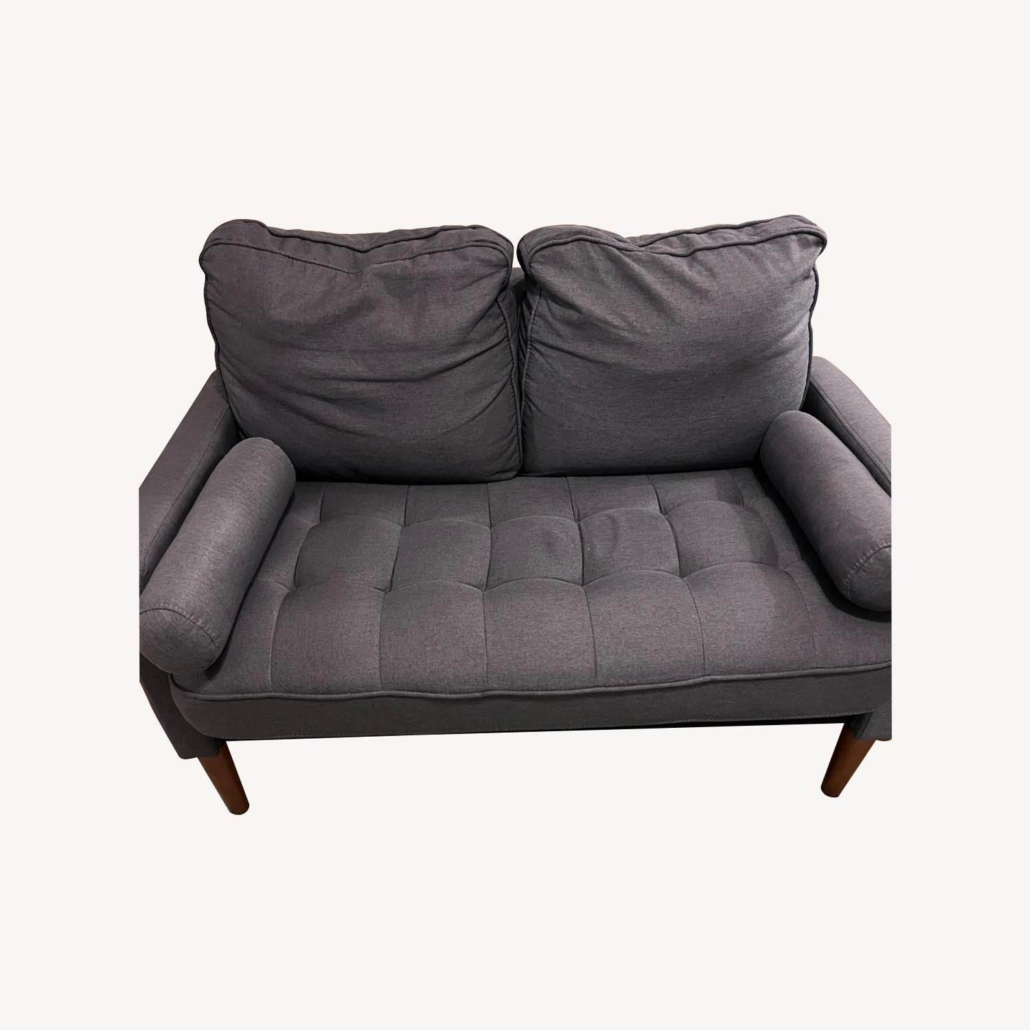 Light Gray 2 Seater Sofa - image-0