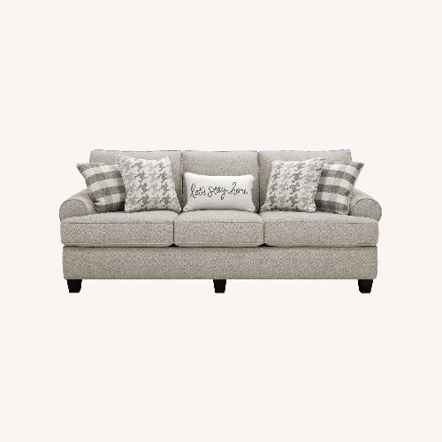 Used Raymour & Flanigan Shiloh Light Gray 3+ Seater Sofa for sale on AptDeco