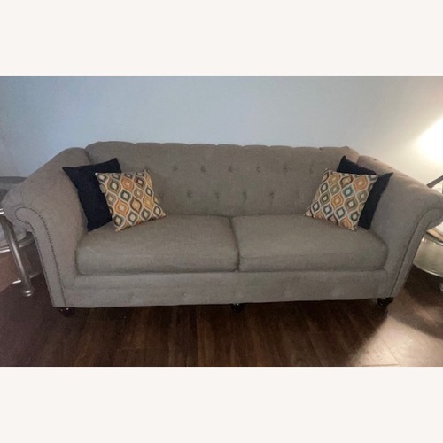 Used Ashley Furniture Chesterfield Sofa for sale on AptDeco