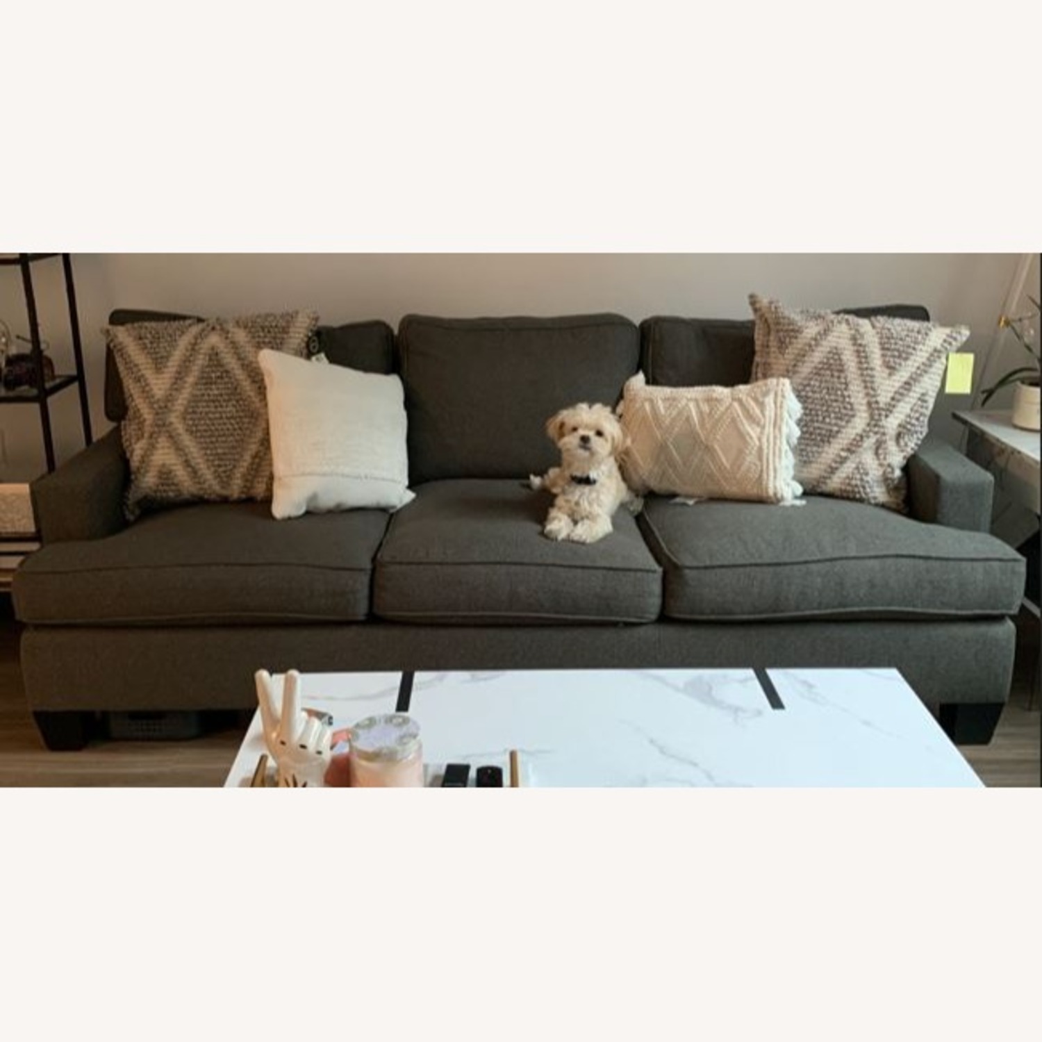 Bernhardt Furniture Dark Gray 3+ Seater Sofa - image-4