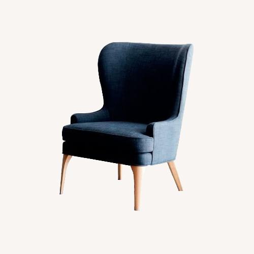 Used West Elm Erik Upholstered Wing Chair for sale on AptDeco