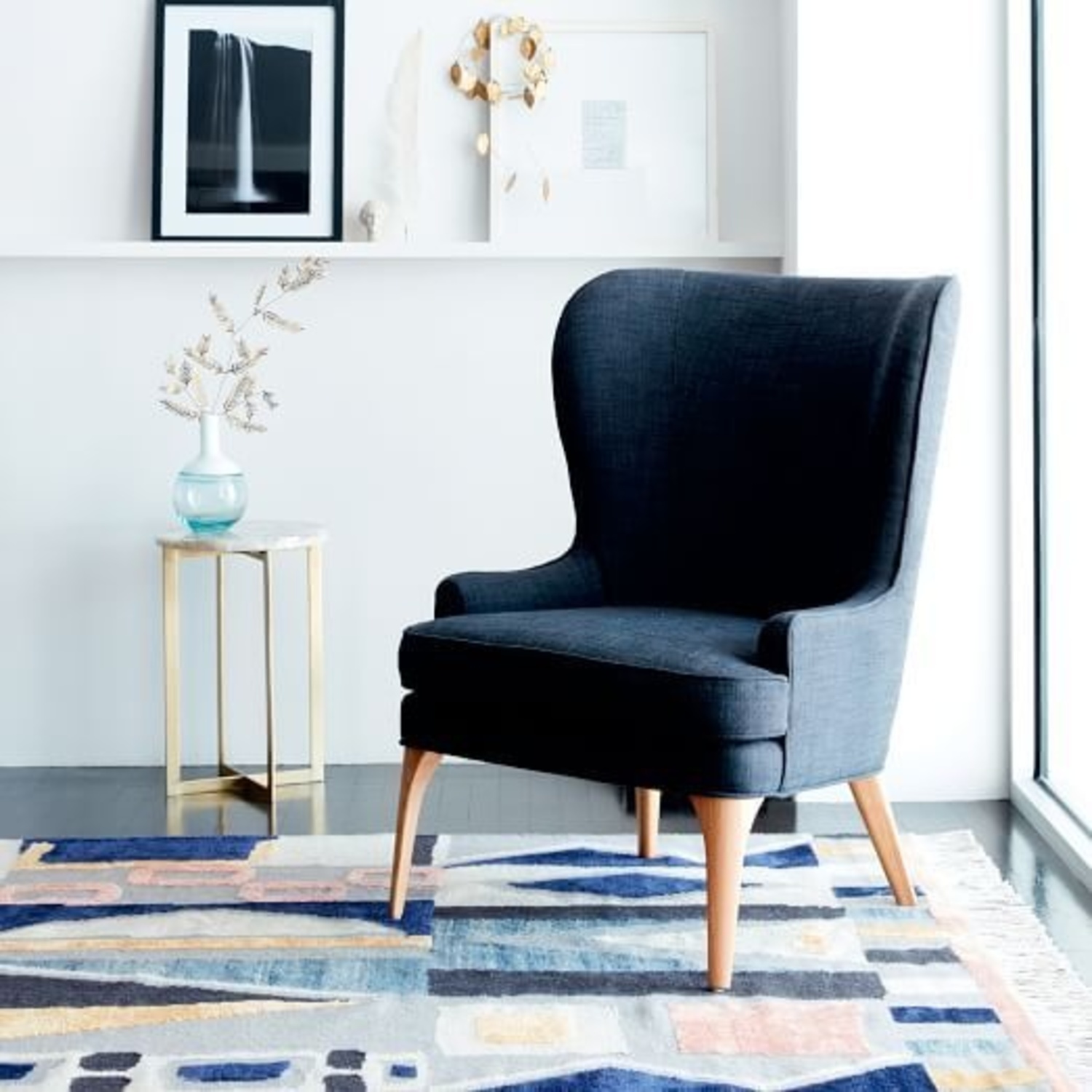 West Elm Erik Upholstered Wing Chair - image-6