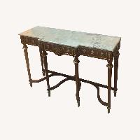 Vintage/Antique Marble Entry Table