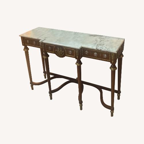 Used Vintage/Antique Marble Entry Table for sale on AptDeco