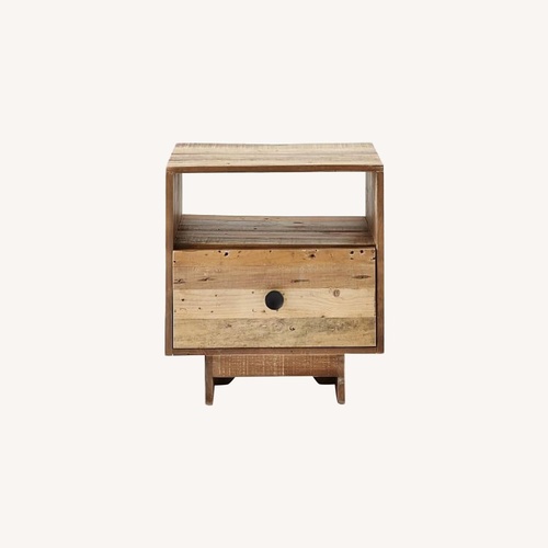 Used West Elm Emmerson Light Brown Wood Nightstand for sale on AptDeco