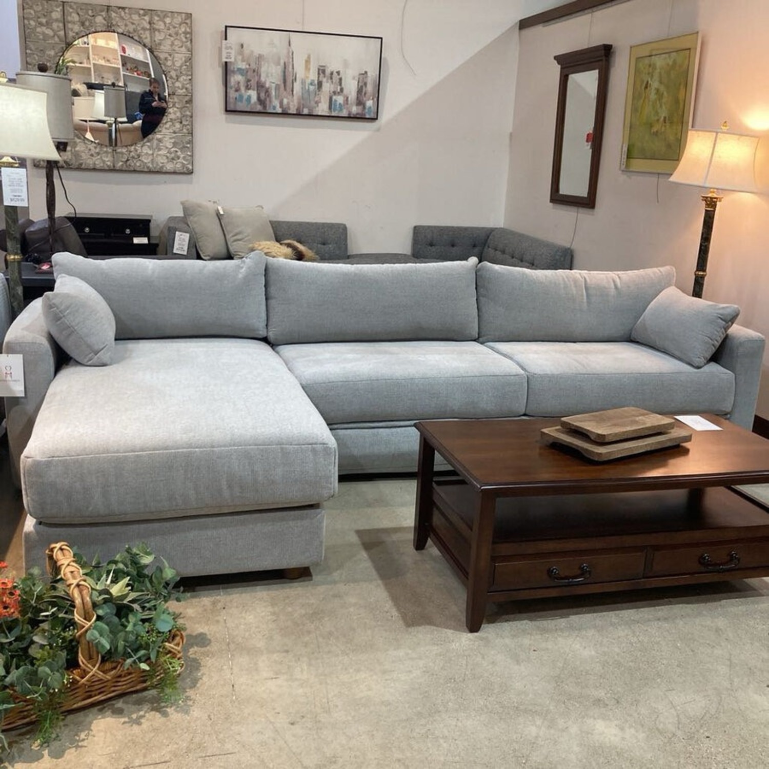 Burrow Span Sleeper Storage W Chaise Sectional - image-3