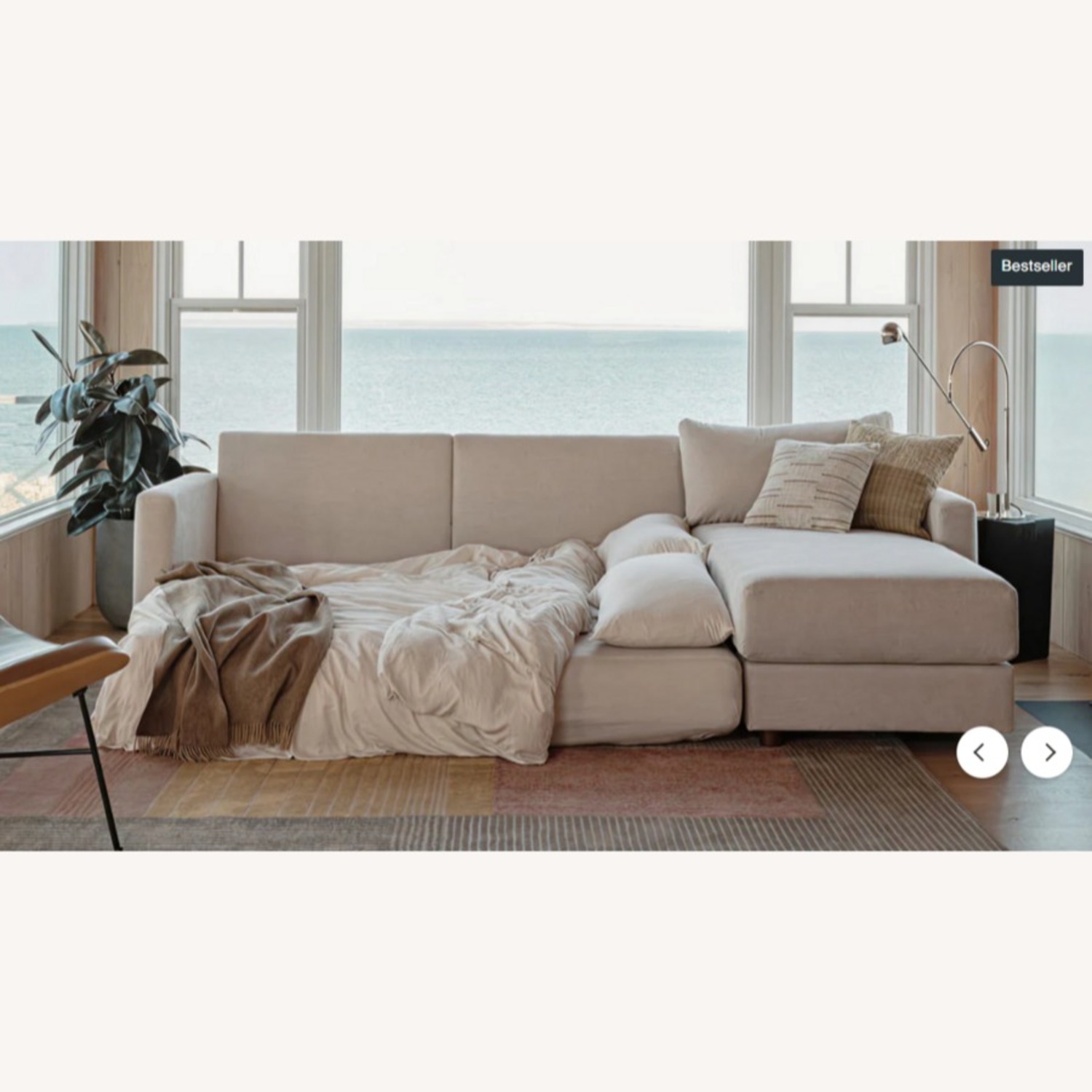 Burrow Span Sleeper Storage W Chaise Sectional - image-15