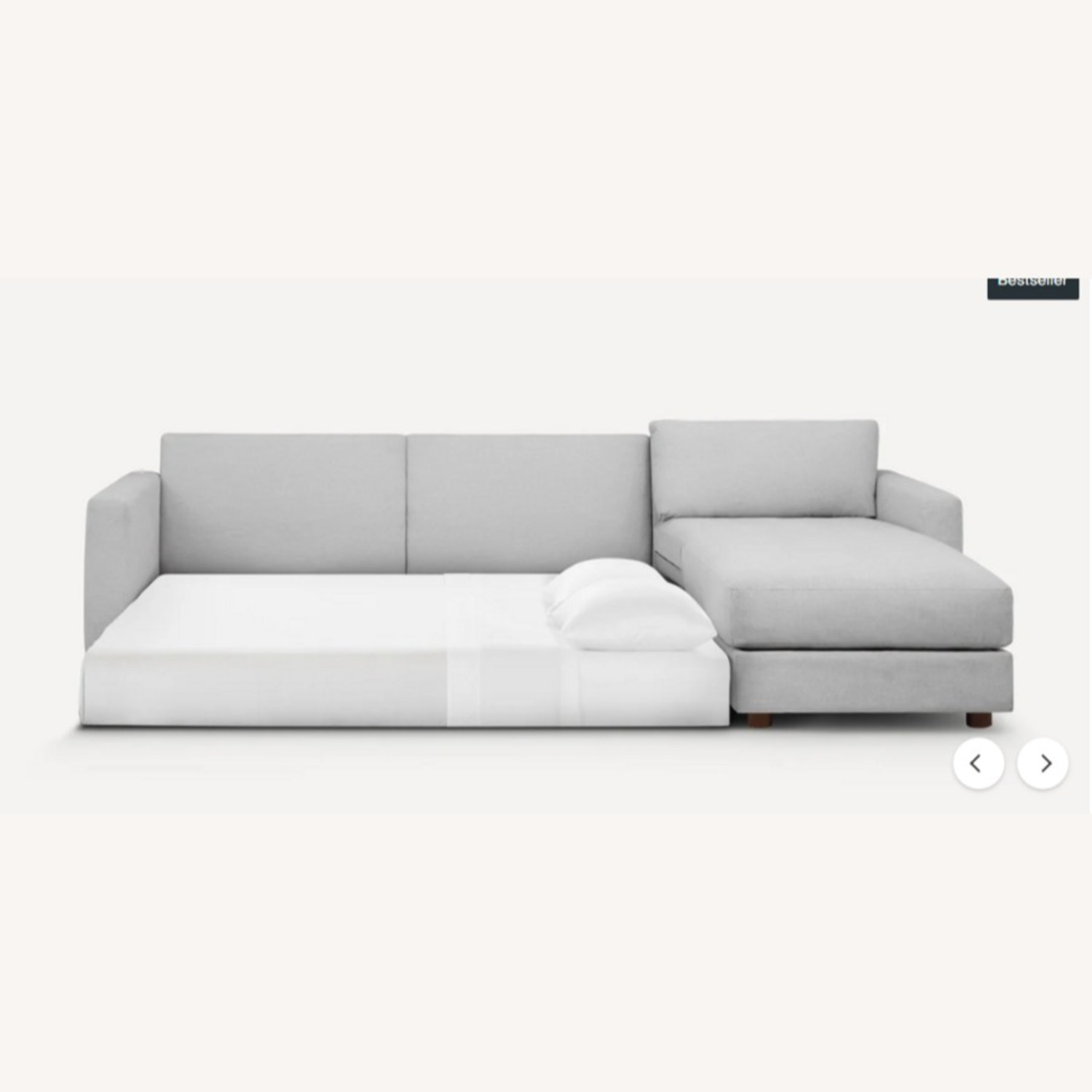 Burrow Span Sleeper Storage W Chaise Sectional - image-13