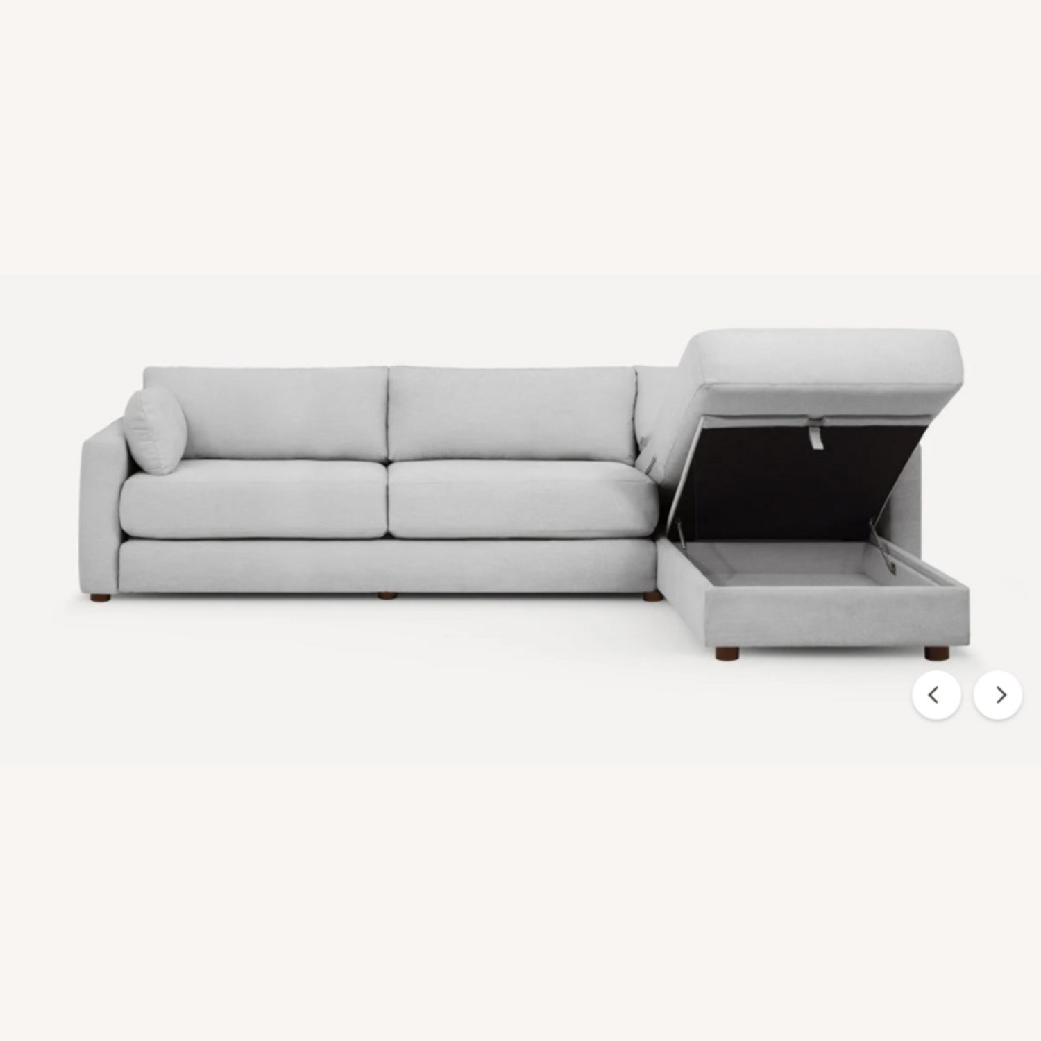 Burrow Span Sleeper Storage W Chaise Sectional - image-14