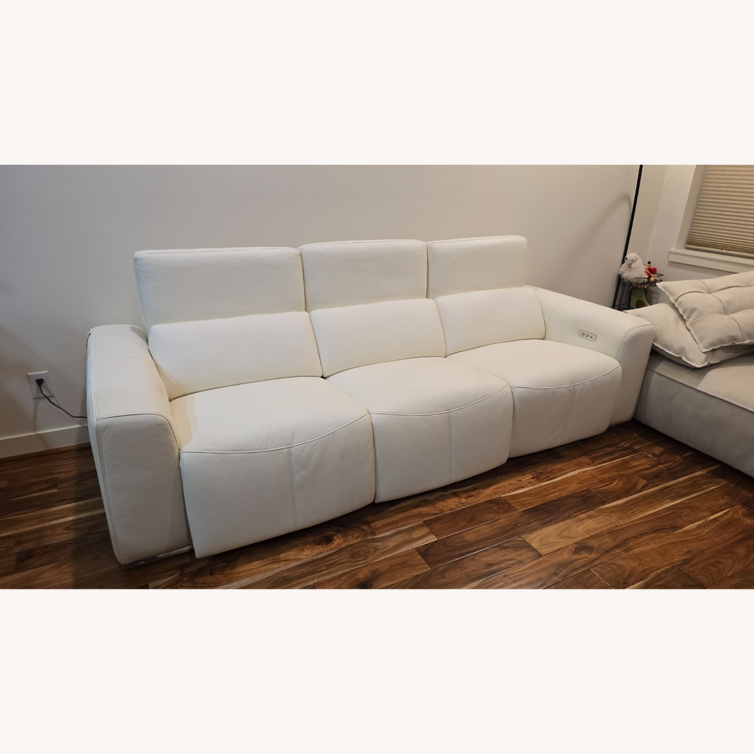 Luxury Italian Leather Power Reclining Sofa  - image-2