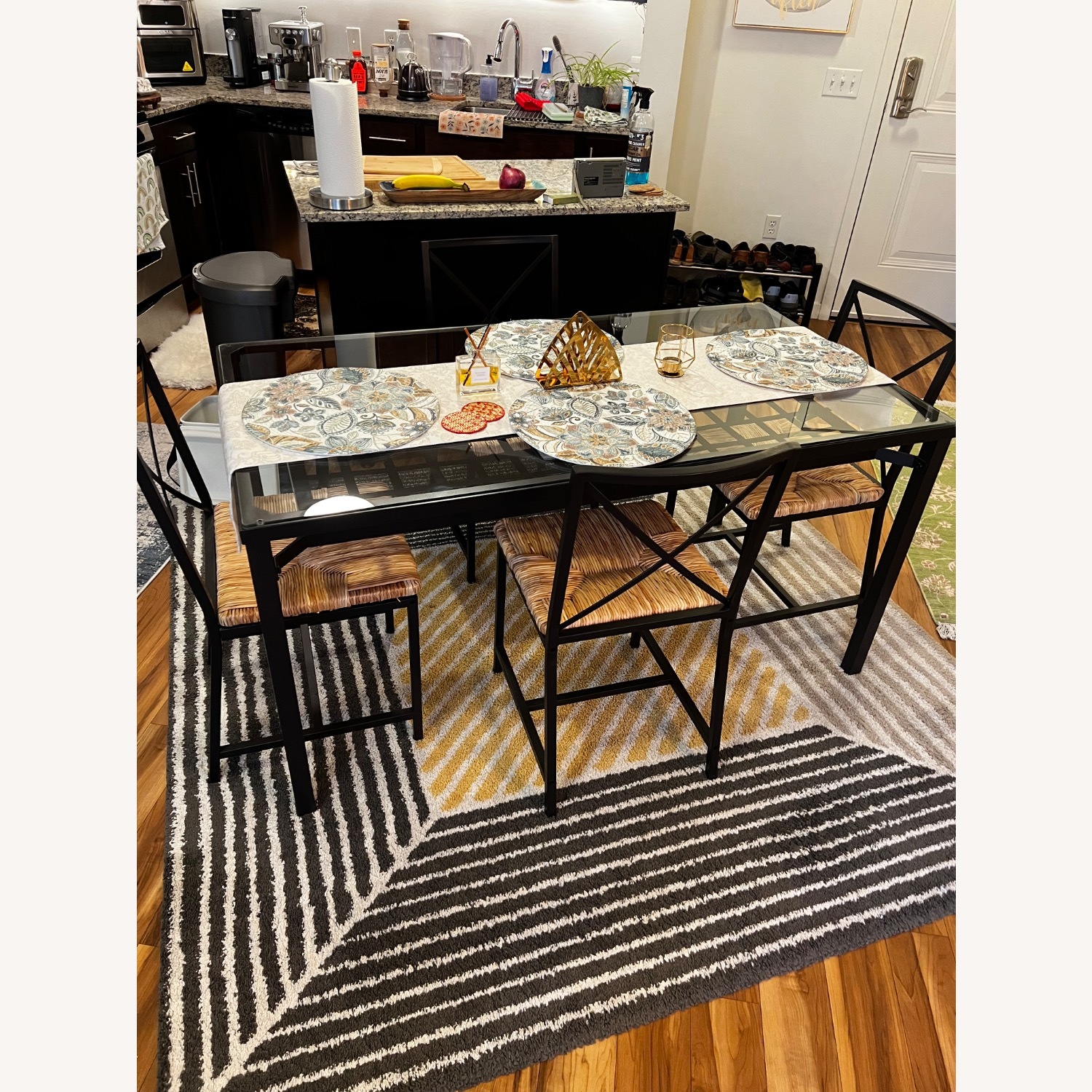 IKEA Black Metal Dining Sets - image-1