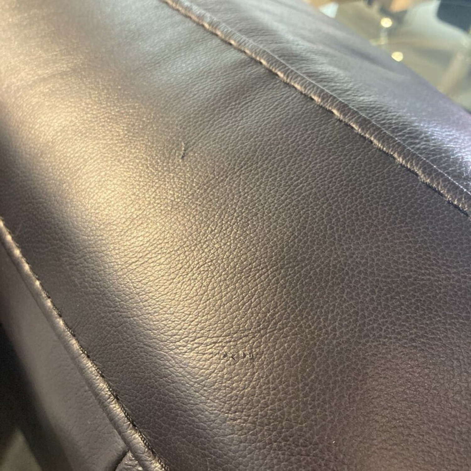 Macy's Kaleb Faux Leather 3-Seat Sofa Black - image-13