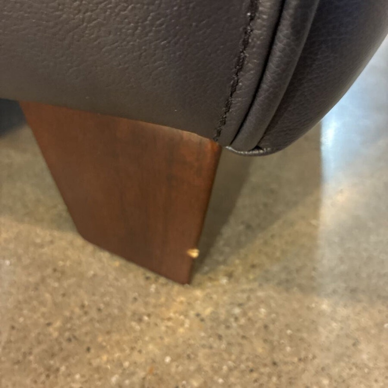 Macy's Kaleb Faux Leather 3-Seat Sofa Black - image-10