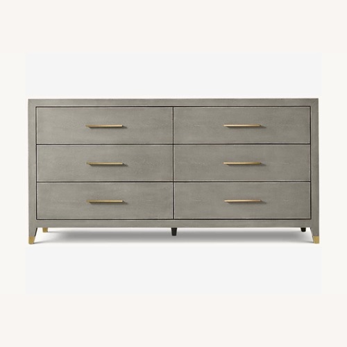 Used Restoration Hardware Shagreen 6-Drawer Dresser for sale on AptDeco