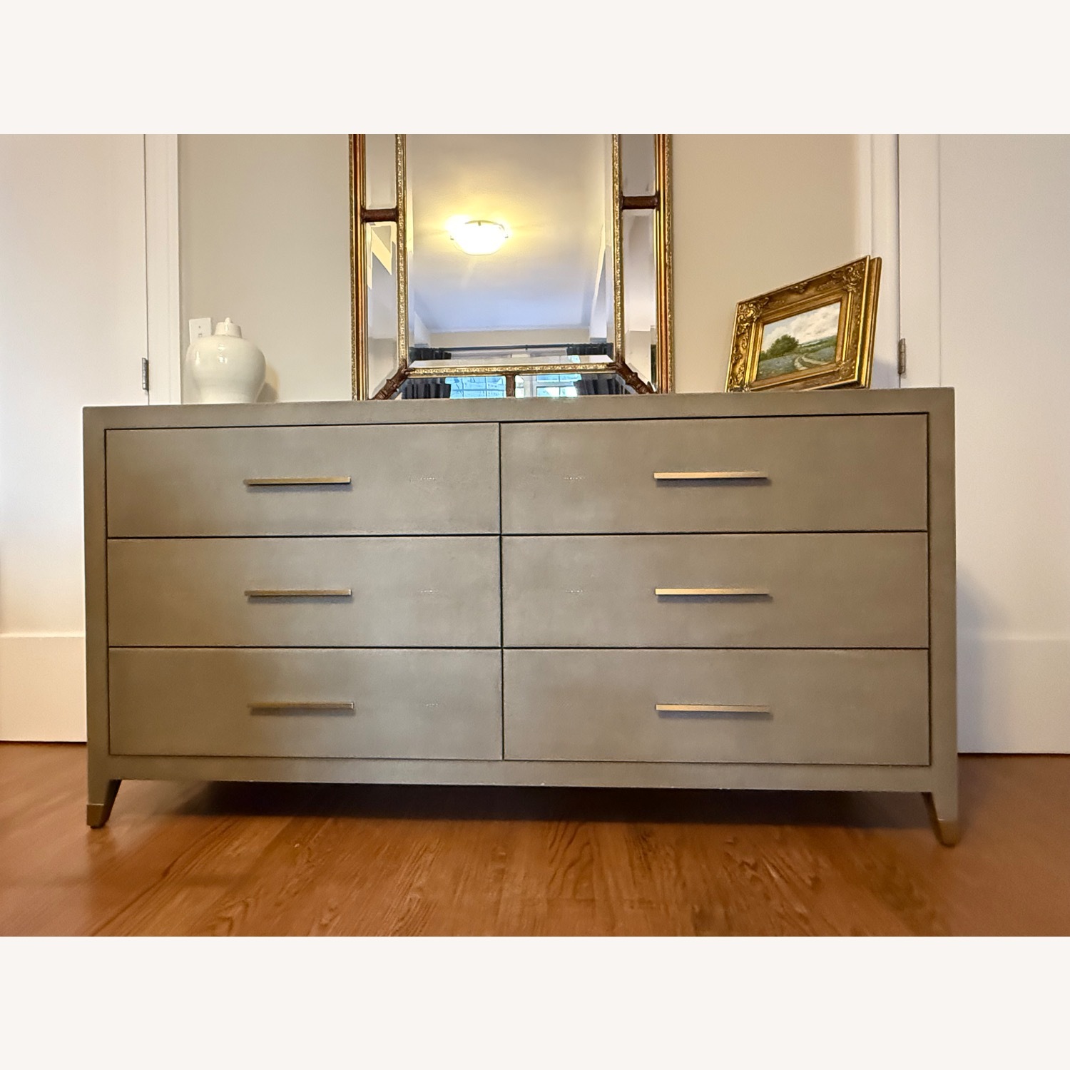 Restoration Hardware Shagreen 6-Drawer Dresser - image-1