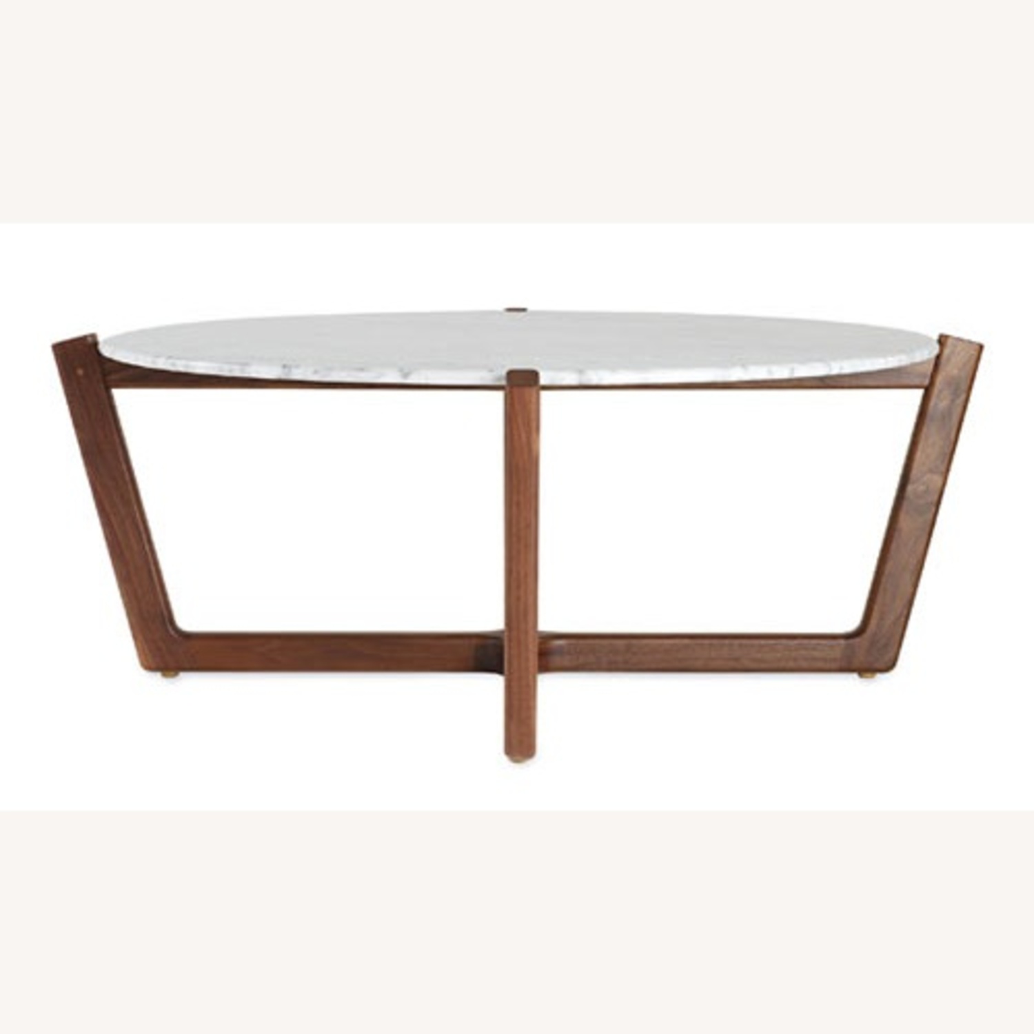 Design Within Reach White Marble Coffee Table - image-6
