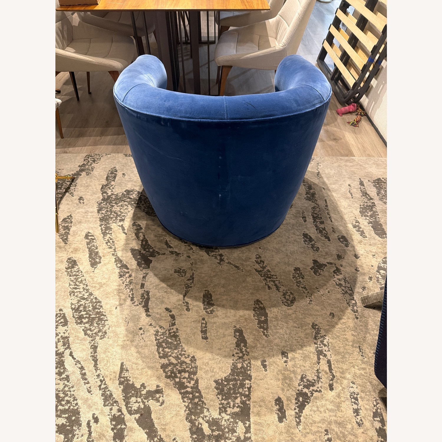 Haute House Home  Blue Velvet Accent Chair - image-4