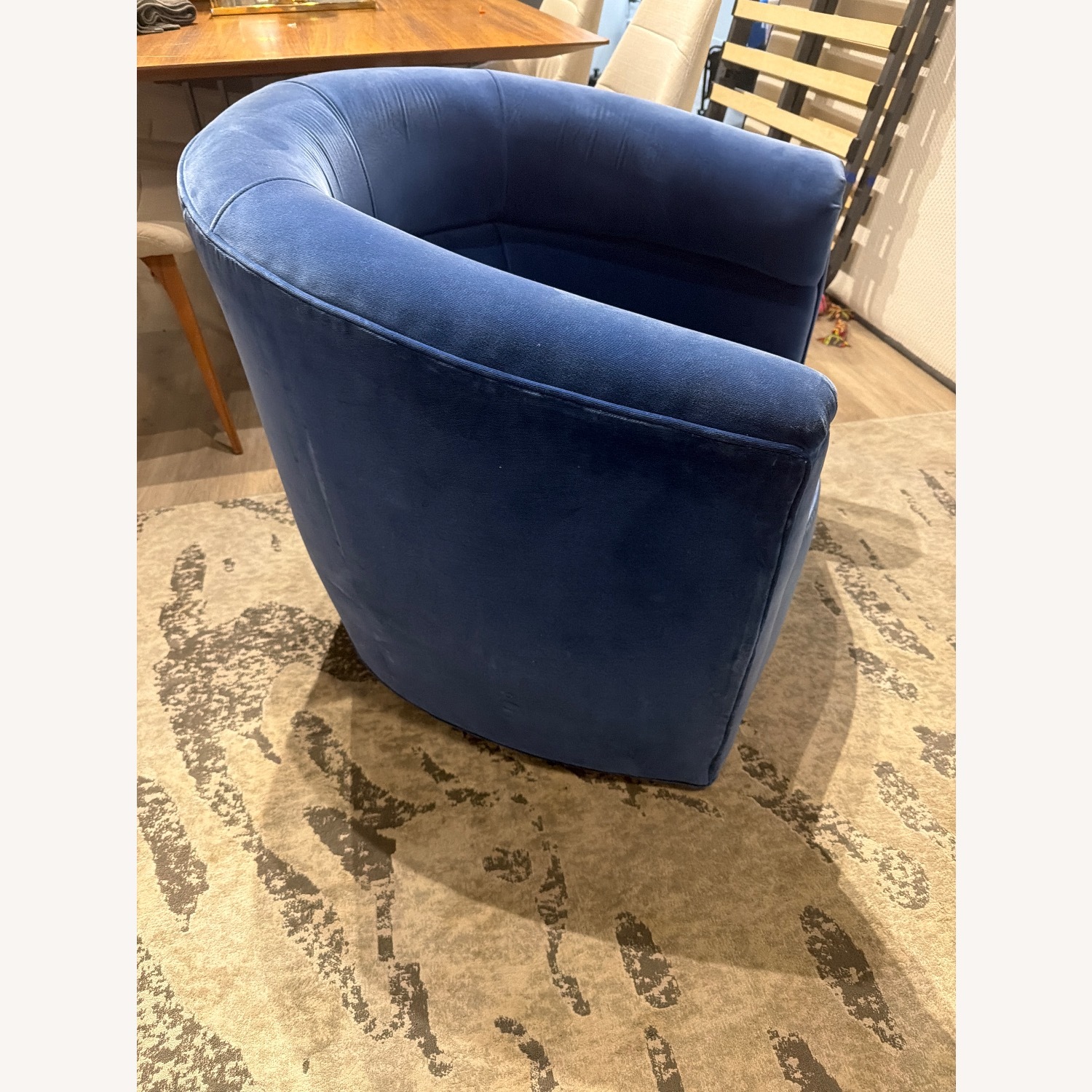 Haute House Home  Blue Velvet Accent Chair - image-2