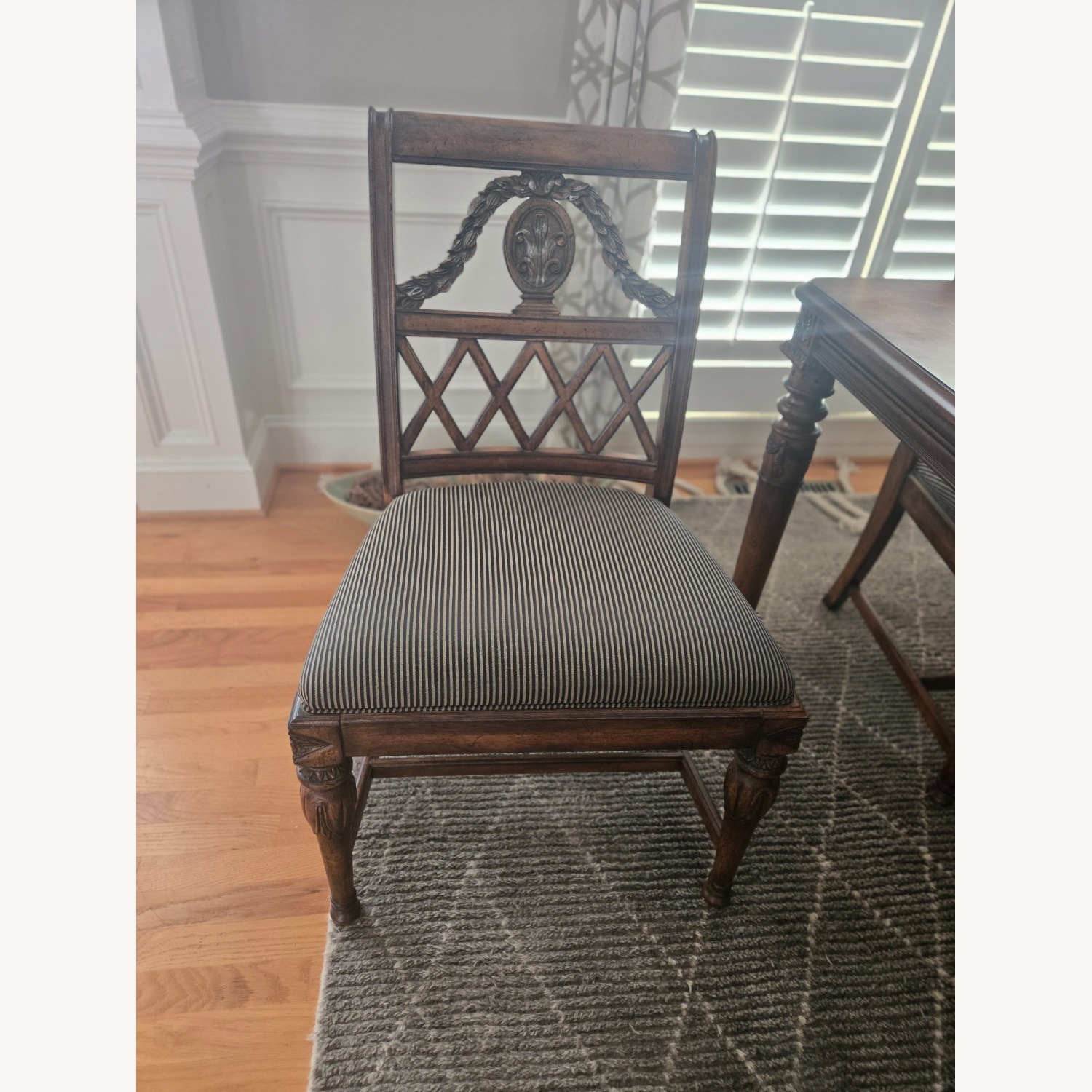 Walnut Dining Set – Table + 6 Chairs - image-3