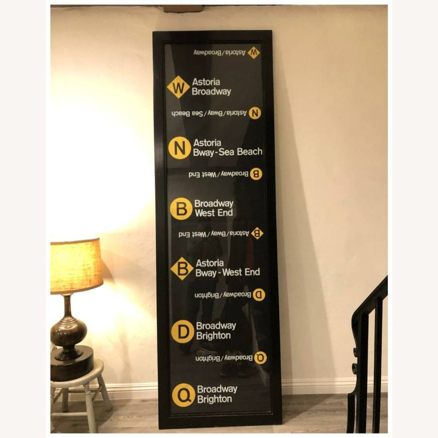 Authentic NYC Subway Rollsign Art - image-2