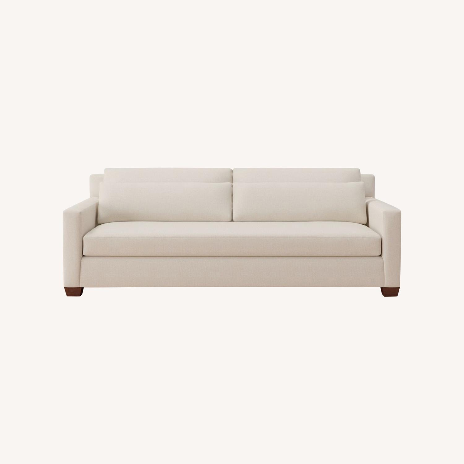 Pottery Barn York Square Arm Deep Seat Sofa - image-0