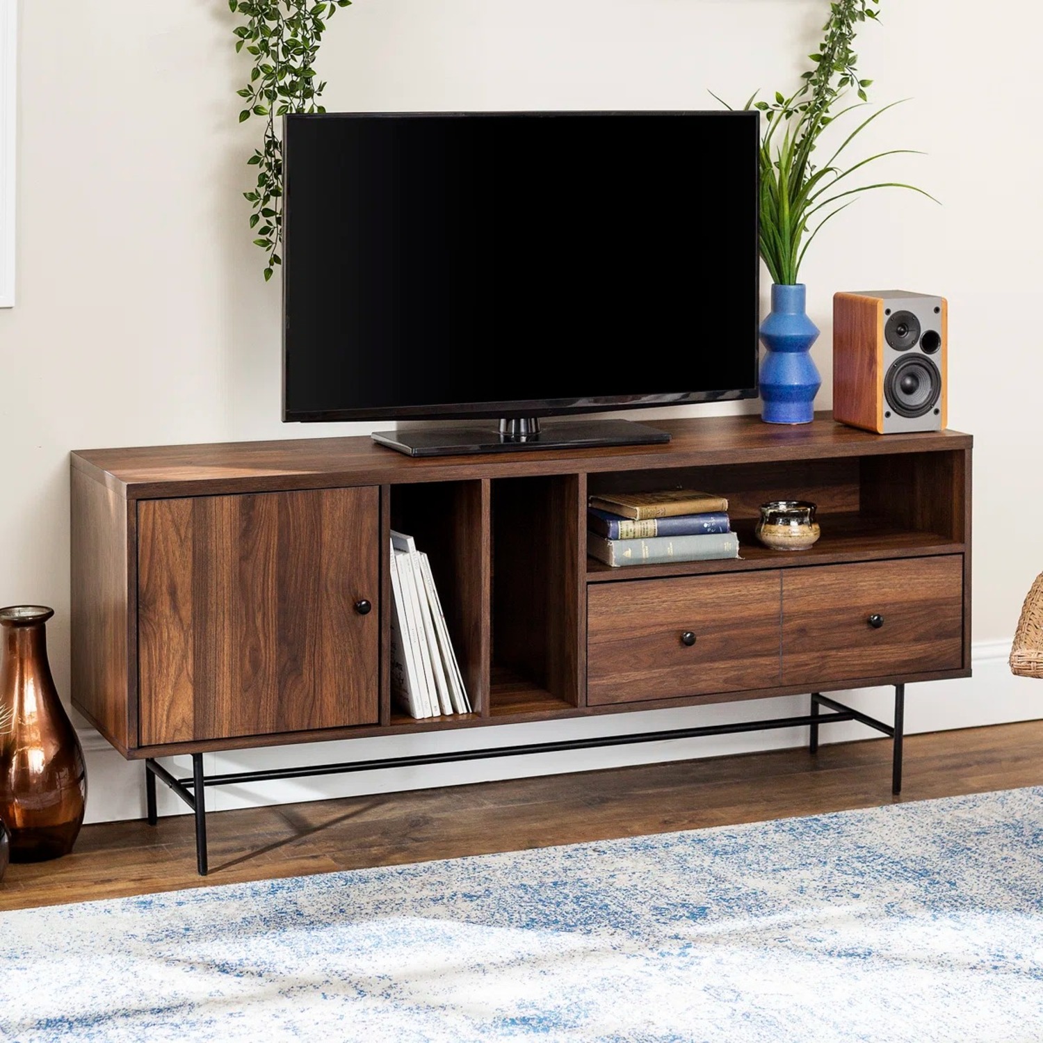 Wayfair Dark Brown Media Storage - image-1