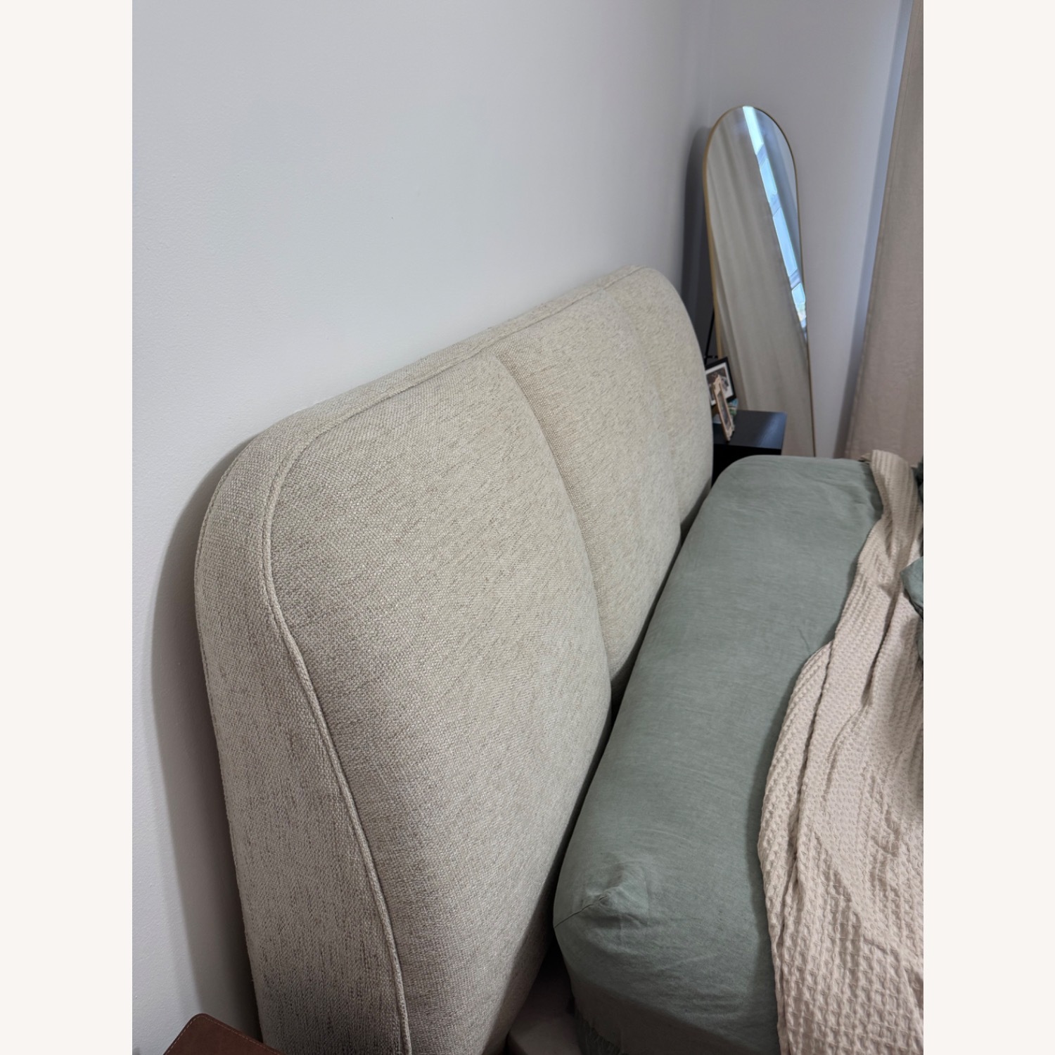 Arhaus Kinnan Bed Natural Fabric Queen Bed - image-6