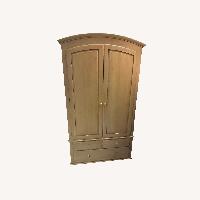 Ethan Allen Natural Wood Armoire
