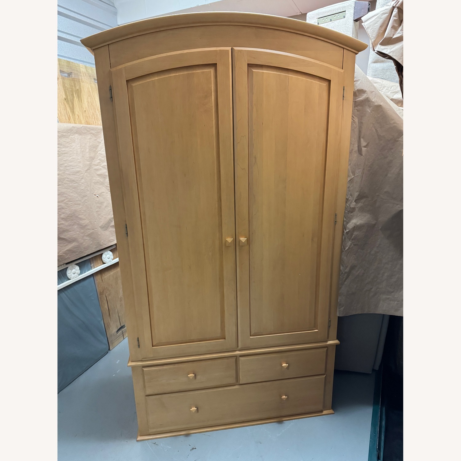 Ethan Allen Natural Wood Armoire - image-2