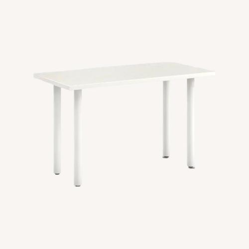 Used Haworth Jive White Desk for sale on AptDeco