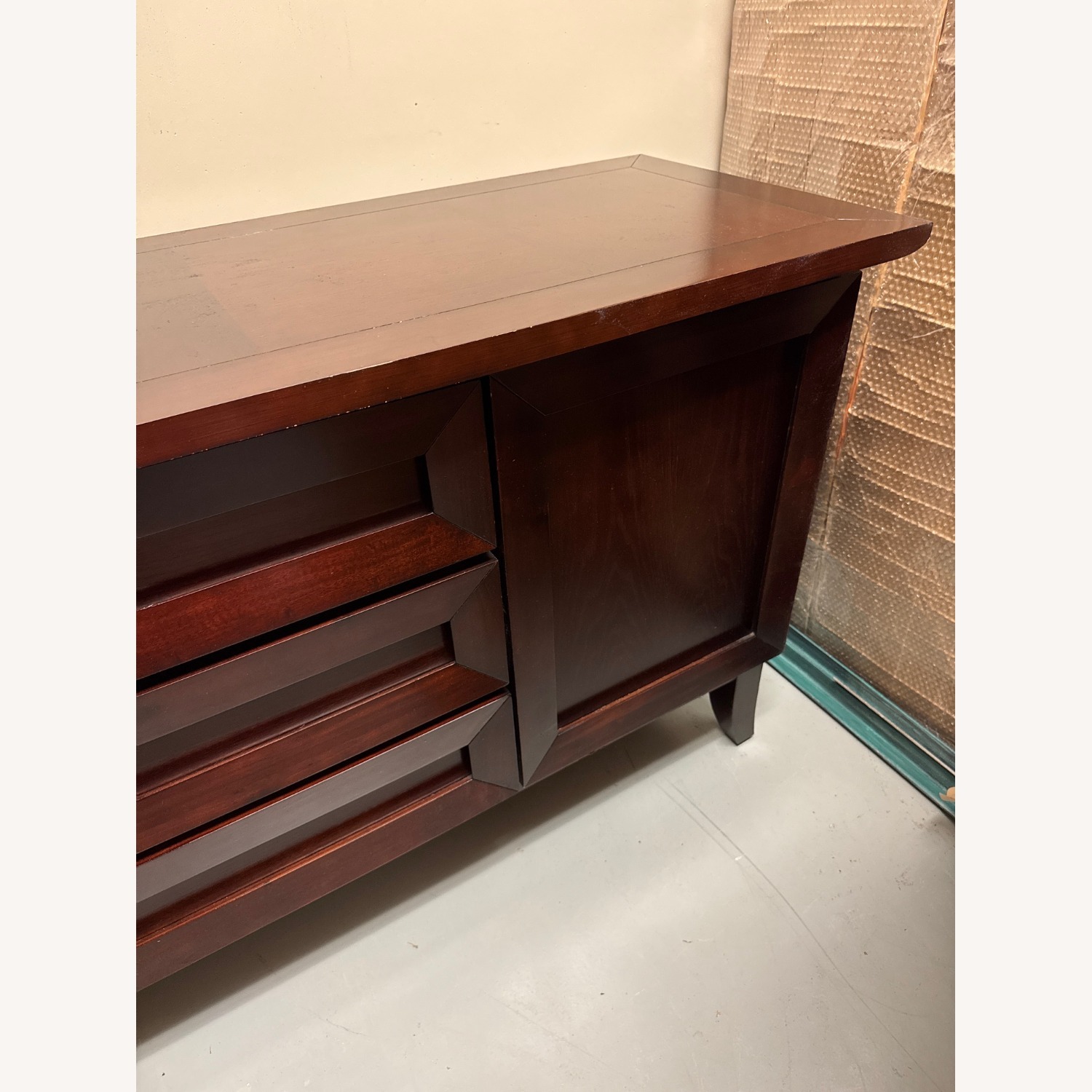 Dark Brown Wood Sideboard - image-3