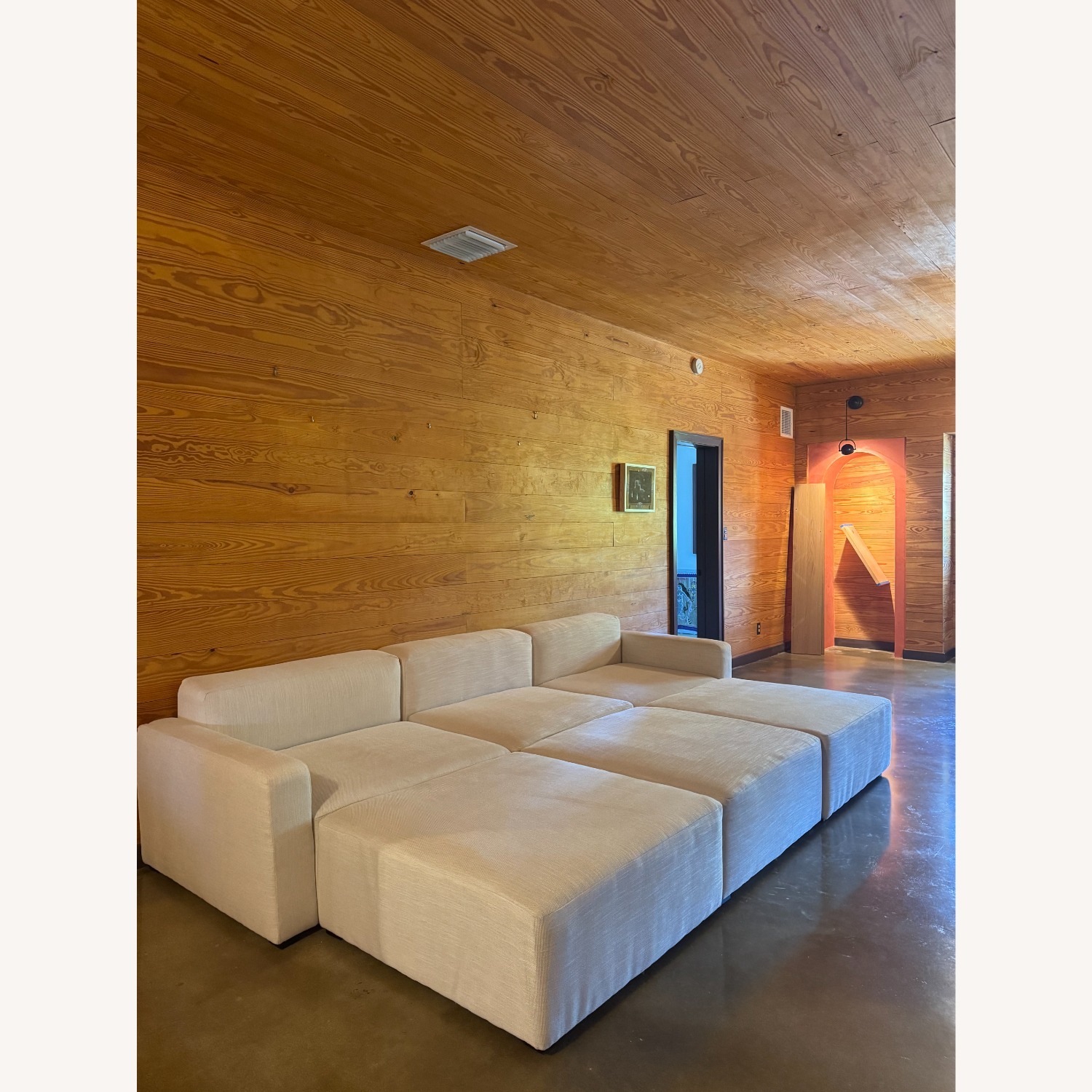 Gus Modern Natural Fabric 3+ Piece Sectional - image-9