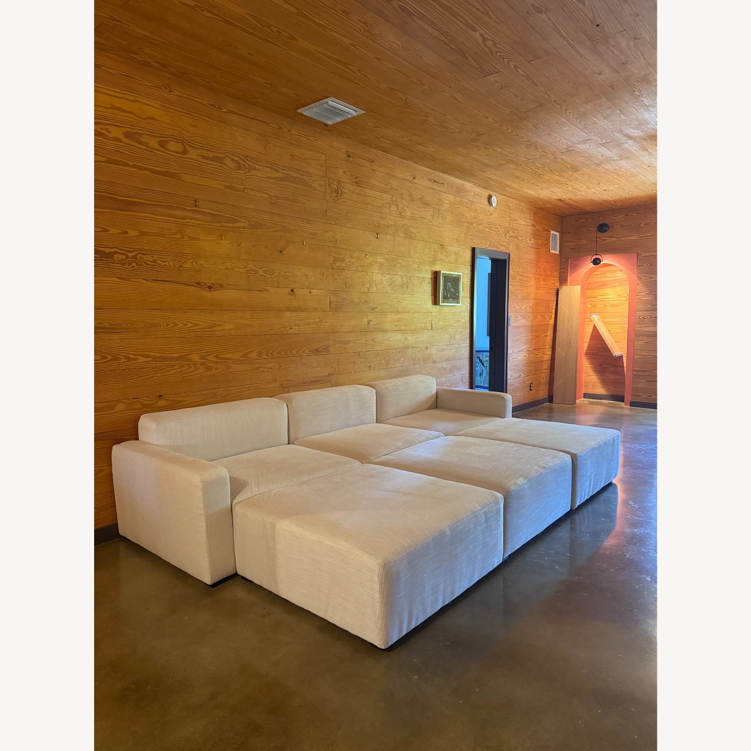 Gus Modern Natural Fabric 3+ Piece Sectional - image-10