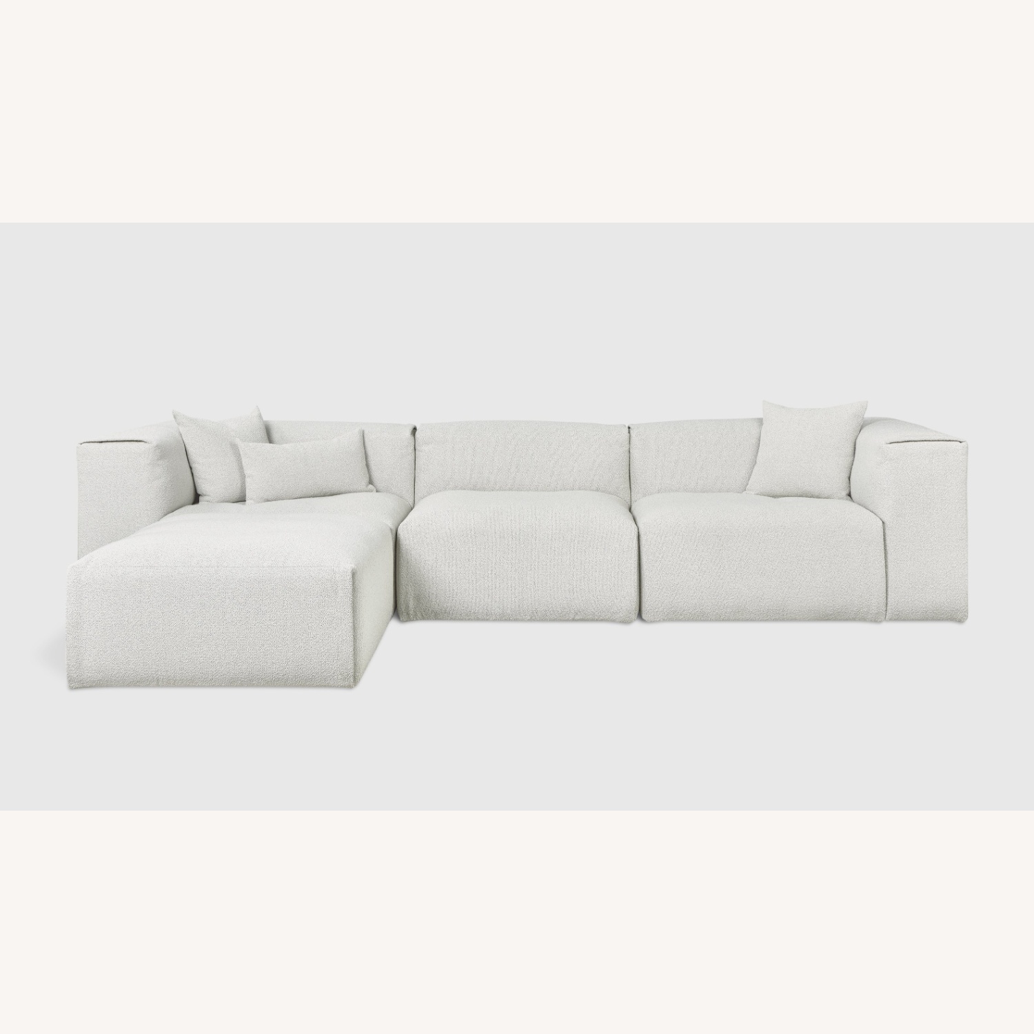 Gus Modern Natural Fabric 3+ Piece Sectional - image-11