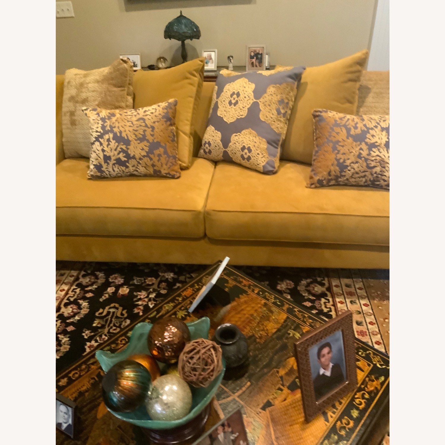 3 Seat Sofa and Cushions - image-3