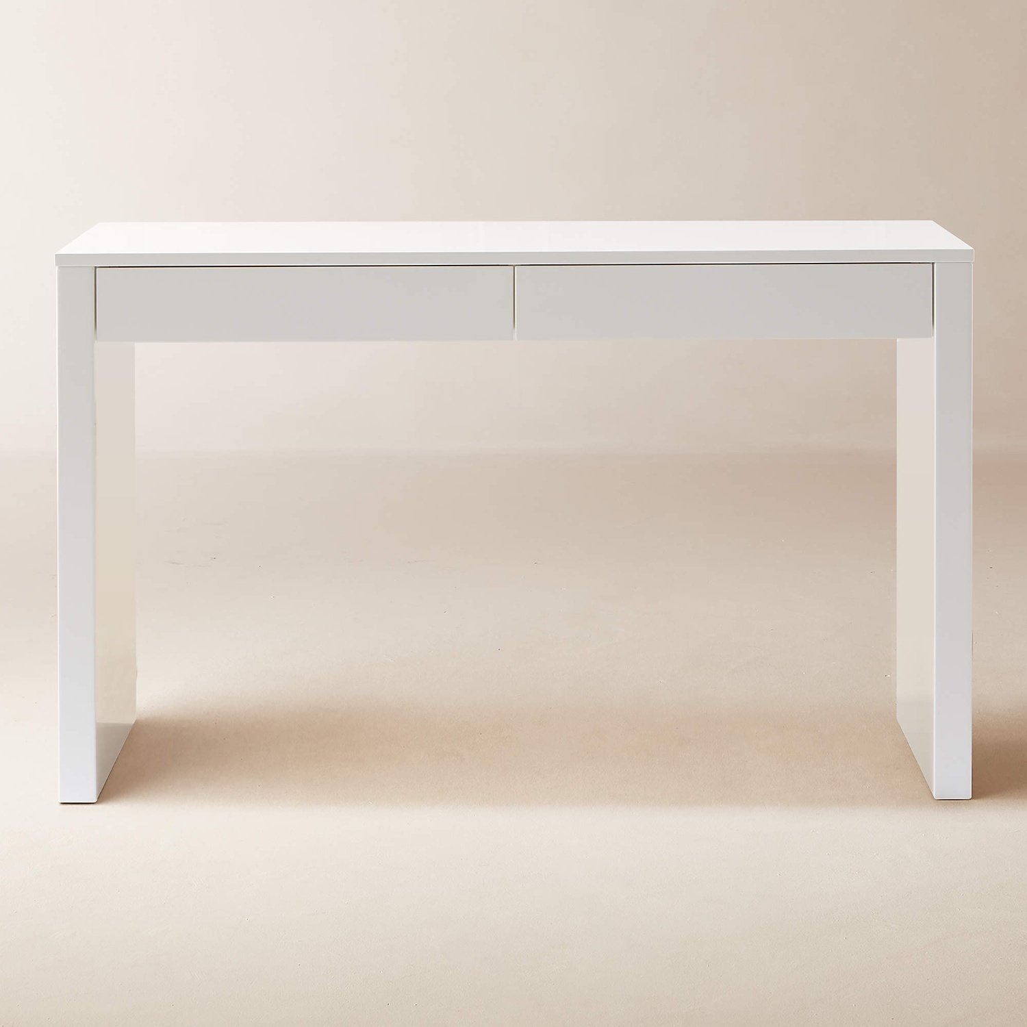 CB2 Runway White Lacquer Desk - image-6
