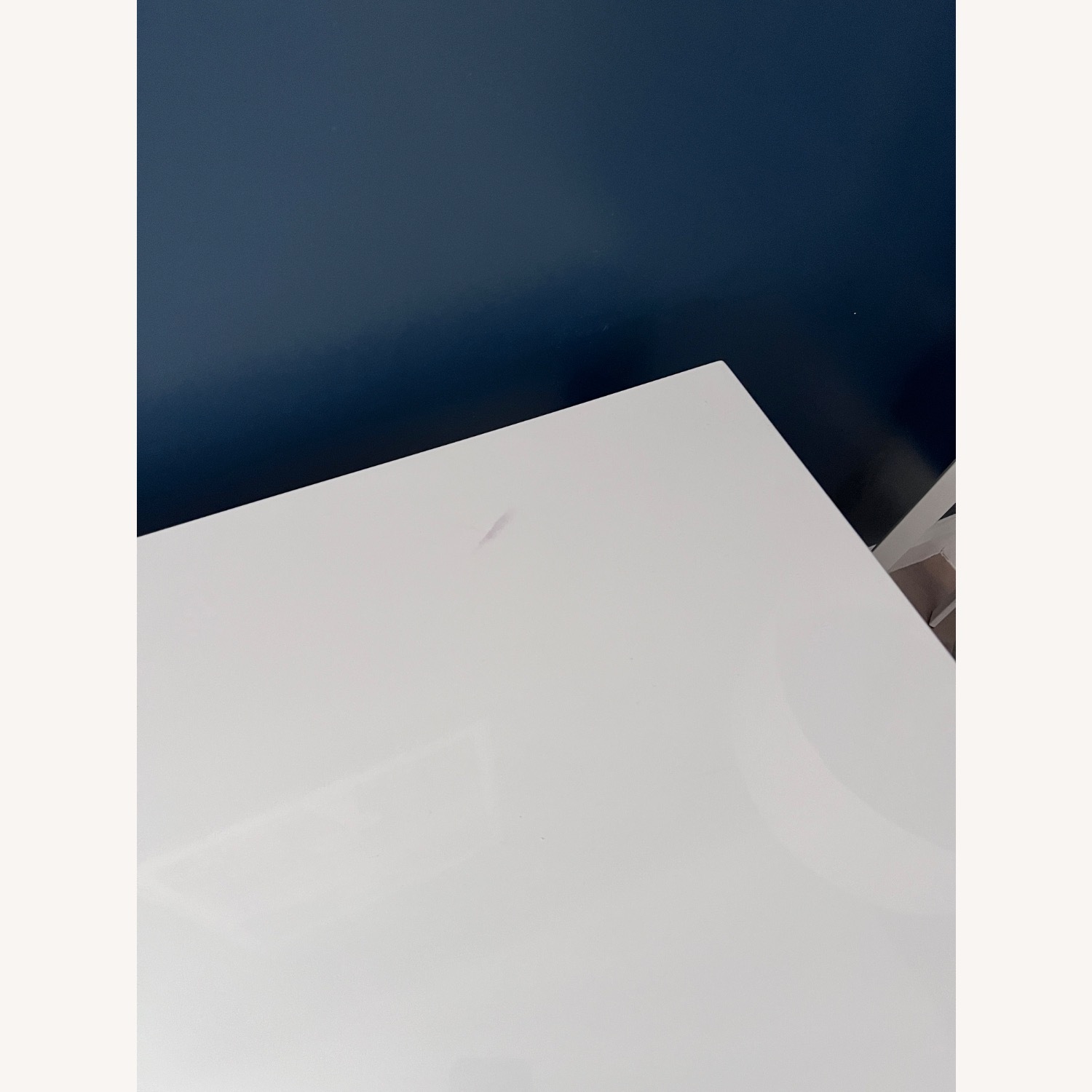 CB2 Runway White Lacquer Desk - image-4