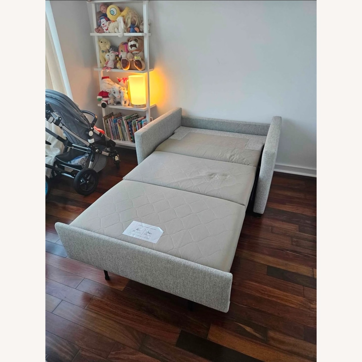 Room & Board Berlin Light Gray Fabric Sleeper Sofa - image-2