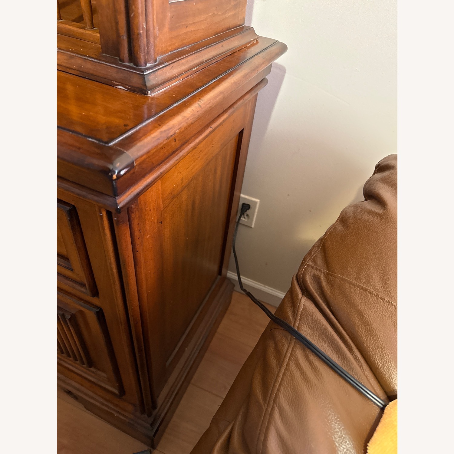 Tommy Bahama Dark Brown Wood Buffet/Hutch - image-4