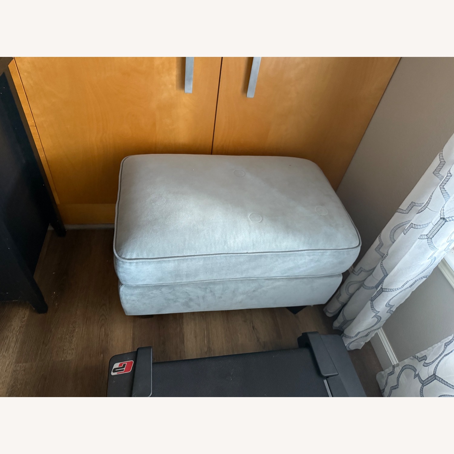 Tufted Button Blue Gray Sofa  - image-4