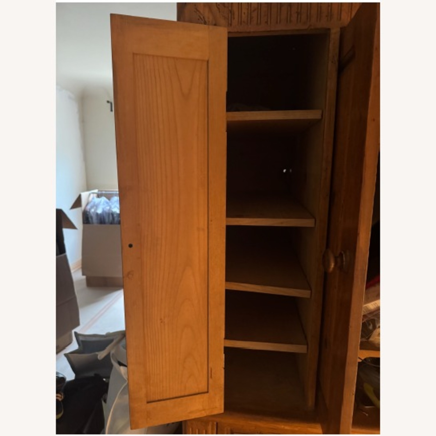 Solid Wood Custom Made Armoire - image-1