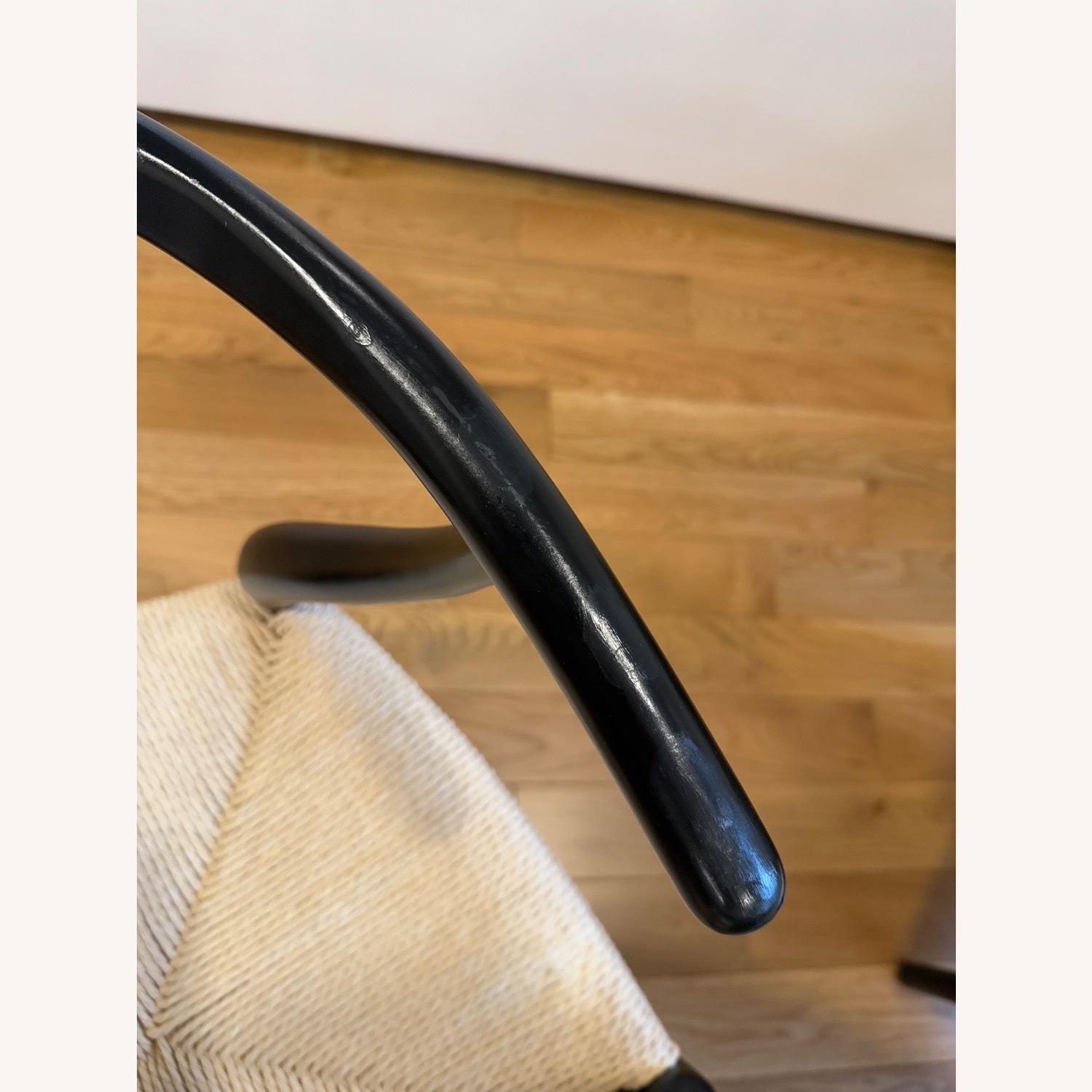 Poly and Bark Weave Natural Wood Dining Chairs - image-5