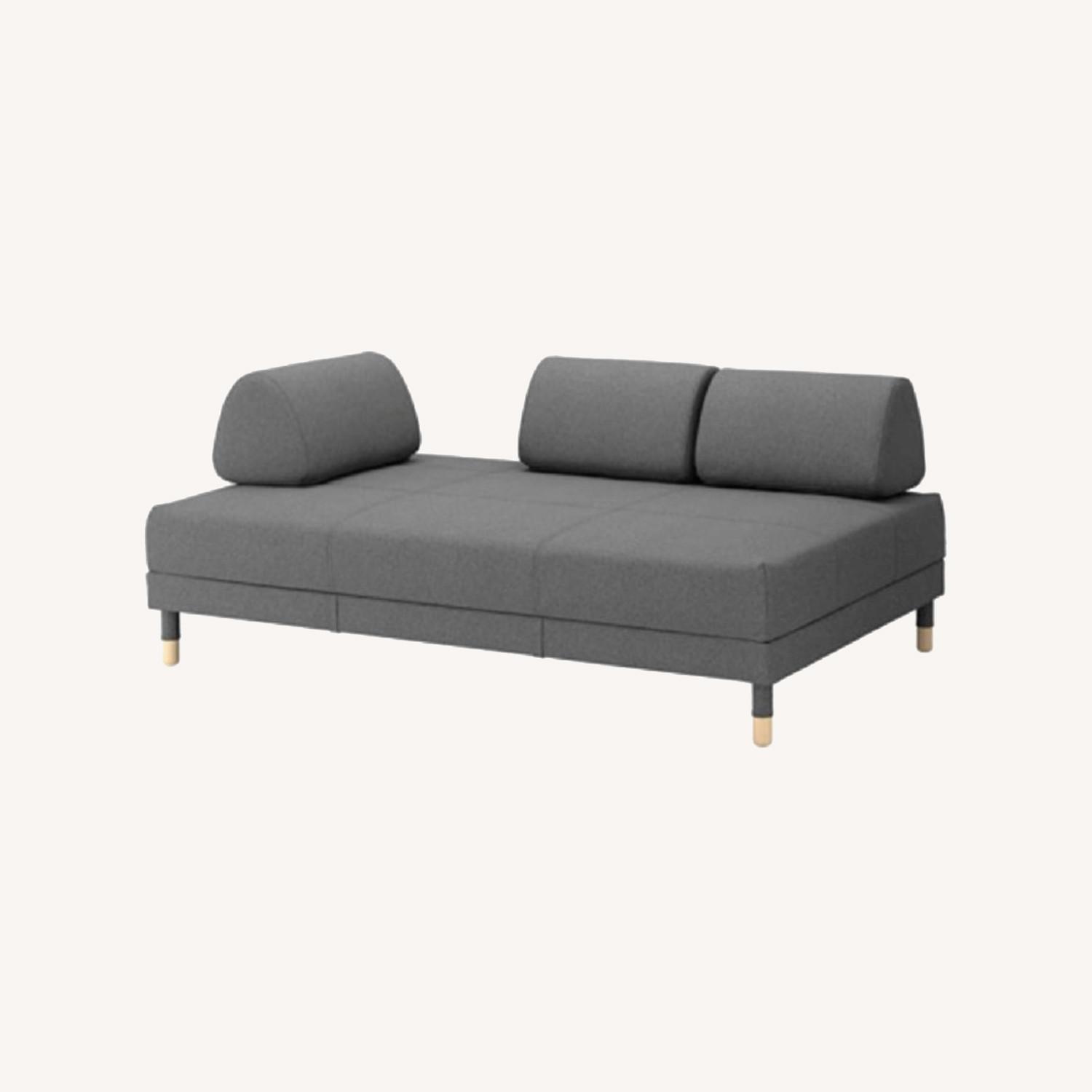 IKEA Flottebo Dark Gray Fabric Sleeper Sofa - image-0