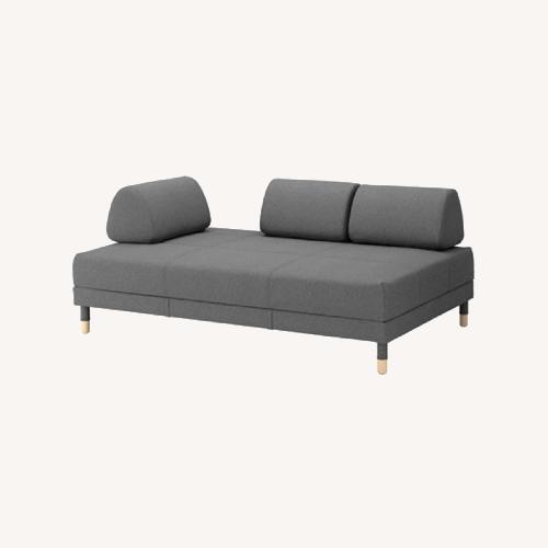 Used IKEA Flottebo Dark Gray Fabric Sleeper Sofa for sale on AptDeco