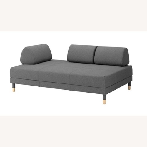 Used IKEA Flottebo Dark Gray Fabric Sleeper Sofa for sale on AptDeco